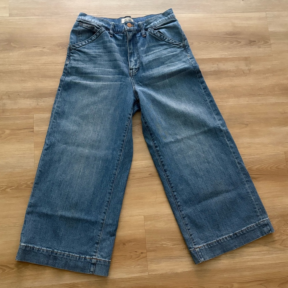 Madewell Wide-Leg Crop Jeans